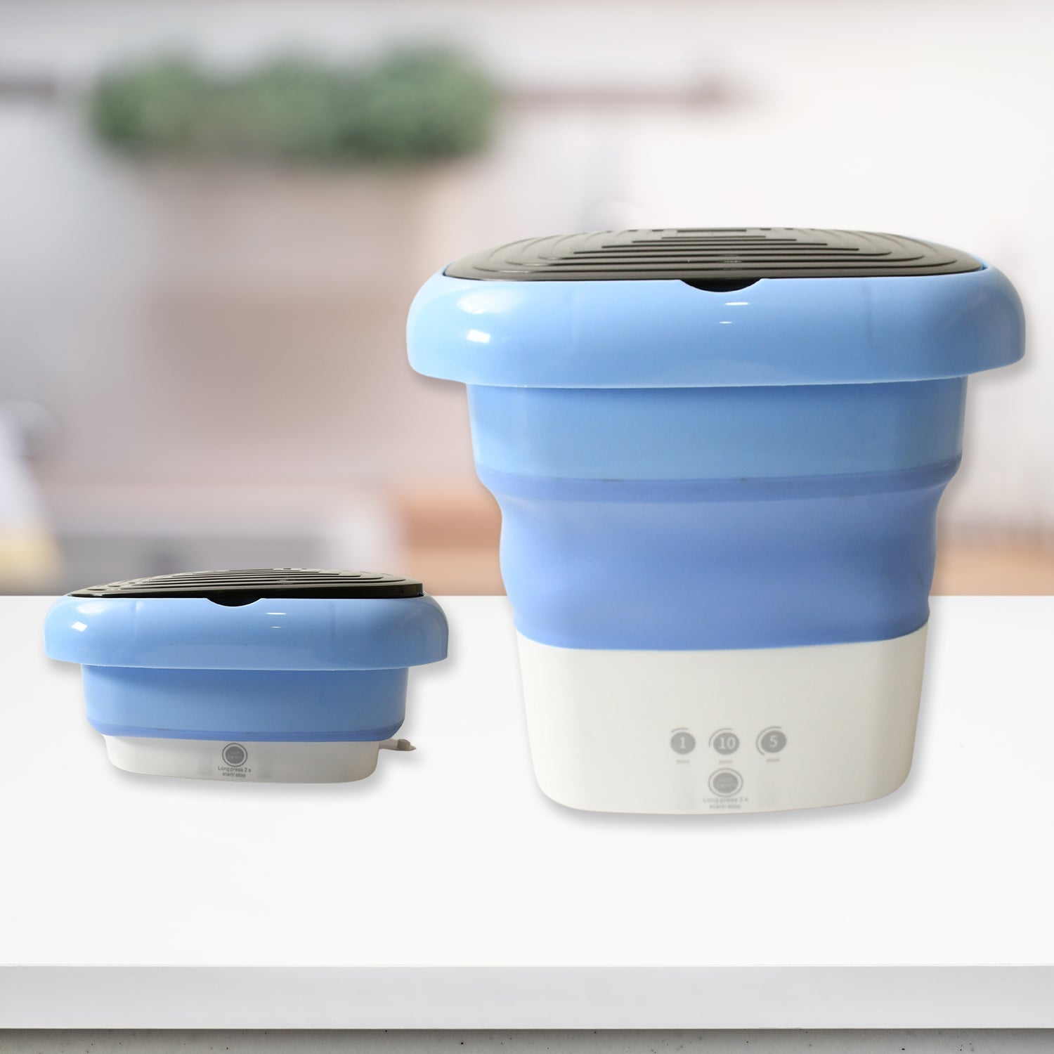 Folding Washing Machine, Mini Portable Washing Machine, Deep Cleaning, Mini Foldable Washing Machine, Suitable For Socks, Underwear, Baby Clothes & Other (1 Pc) Folding Washing Machine, Mini Portable Washing Machine, Deep Cleaning, Mini Foldable Washing Machine, Suitable For Socks, Underwear, Baby Clothes & Other (1 Pc)